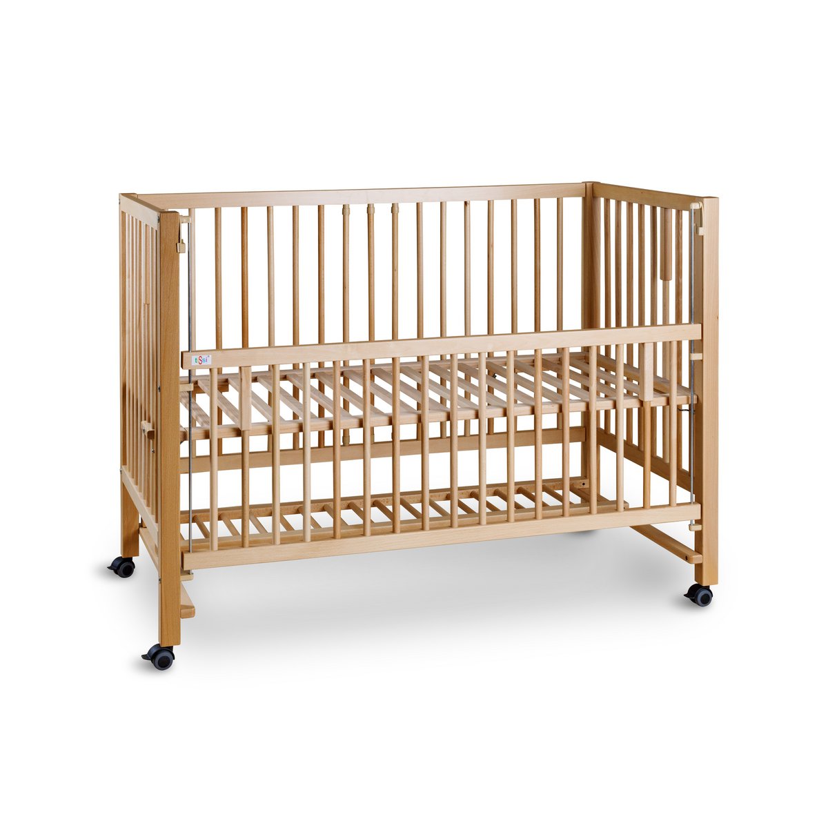 Kinderbed beukenhout 120x60 cm