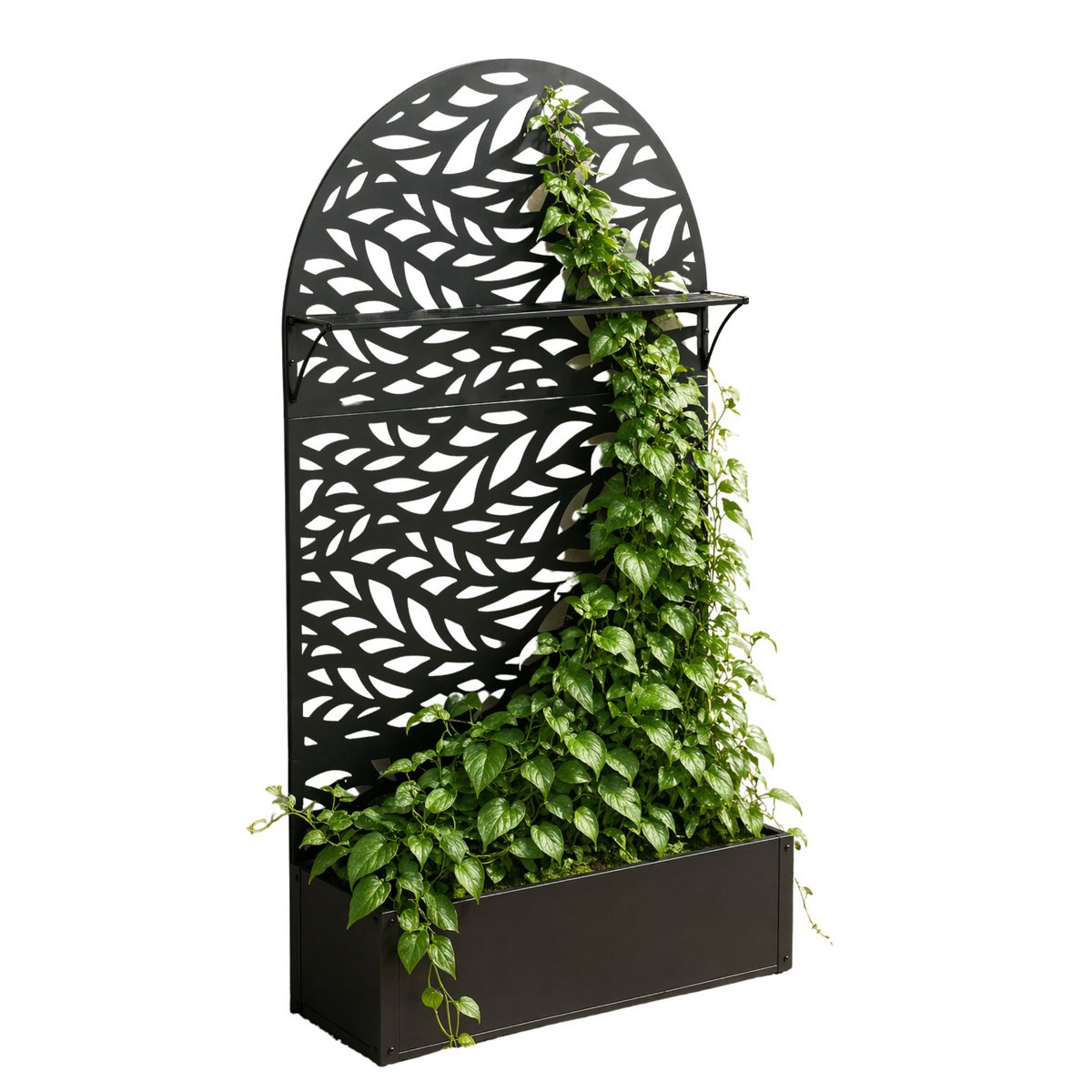 Plantenstandaard 180 cm ijzer zwart