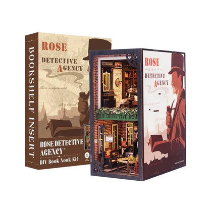 Cutebee, DIY Booknook, Rose Detective Agency, SZ02B, 18x11x23cm