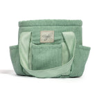 Verzorgingstas stokpaard groen corduroy