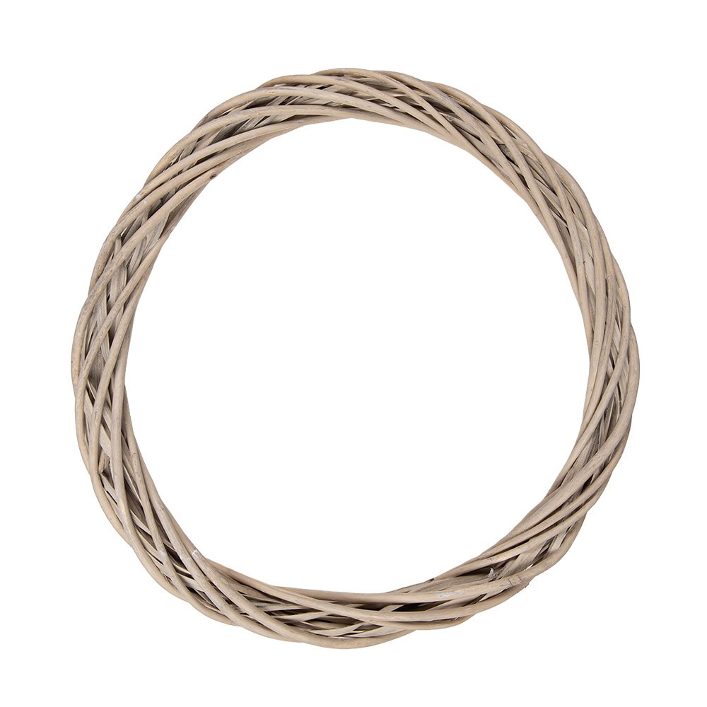 Krans Ø 40x4 cm Bruin Rotan