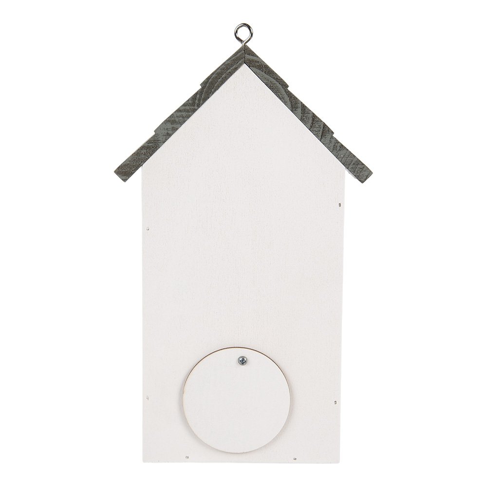 Vogelhuis 15x10x22 cm Wit Hout