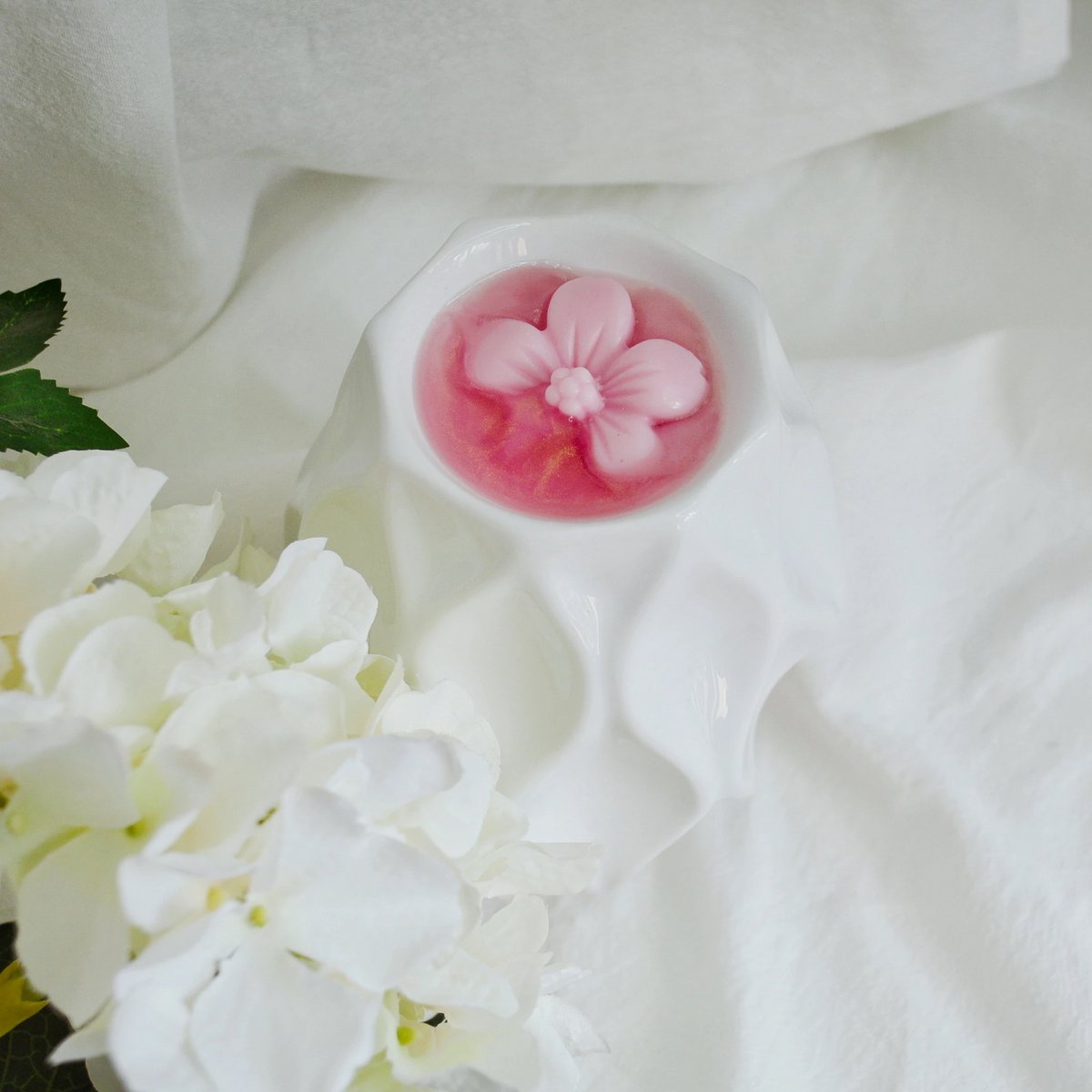 Waxmelts kersenbloesem 6 stuks koolzaadwas