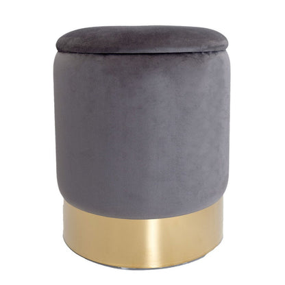 Ottomane met opbergruimte 31x38 cm velours