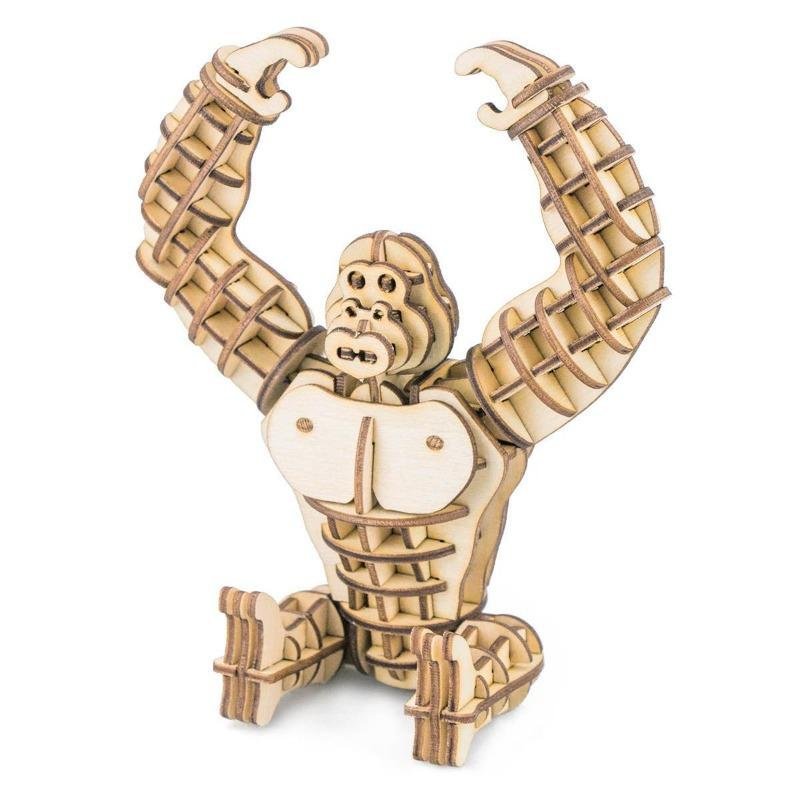 Robotime, 3D Wooden Puzzle Gorilla, TG201, 11x5x12cm