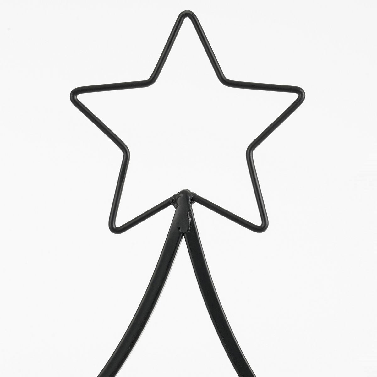 Decoration Christmas Tree - L50 x W15 x H105 cm - Iron - Black