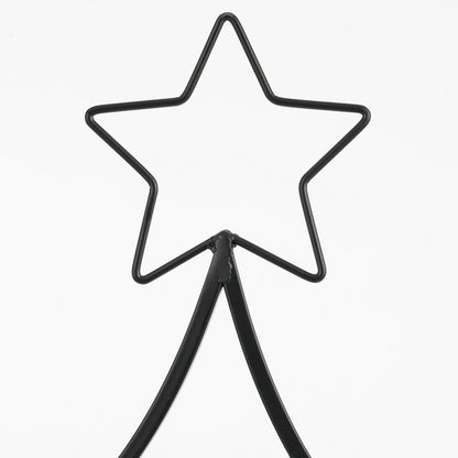 Decoration Christmas Tree - L50 x W15 x H105 cm - Iron - Black