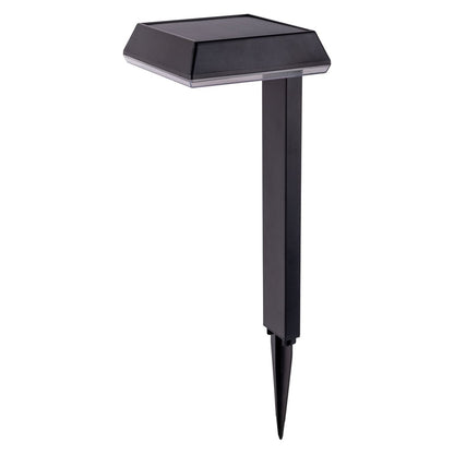 Solar Decorative Spike "Sigi", 79 cm high, plastic, black, integrated LEDs, warm white