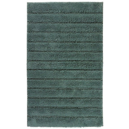 Badmat 60x100 cm katoen groen antislip