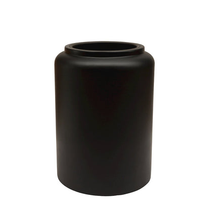 Plantenpot polyester Ø37x50 cm zwart