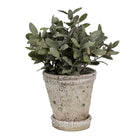 Flower Pot Ø 13x14 cm Beige Stone Planter