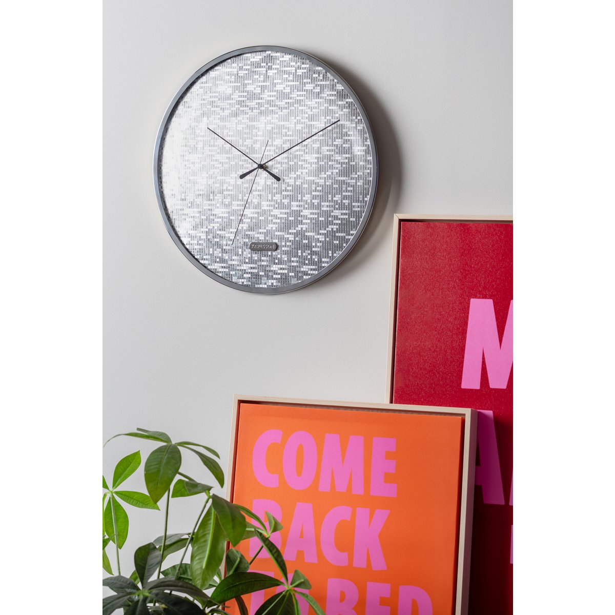 Wandklok Disco