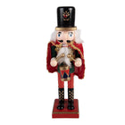 Notenkraker beeld 7x6x25 cm rood hout