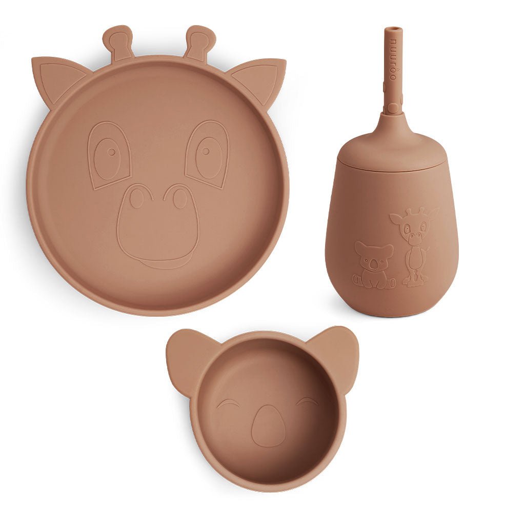 Dian silicone eetset 3-pack chocolate malt
