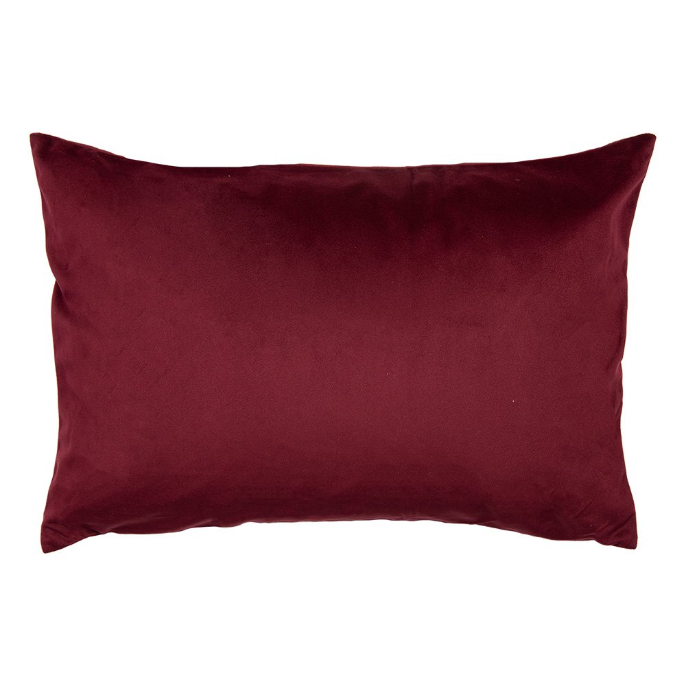 Cushion Cover 35x50 cm Red Polyester