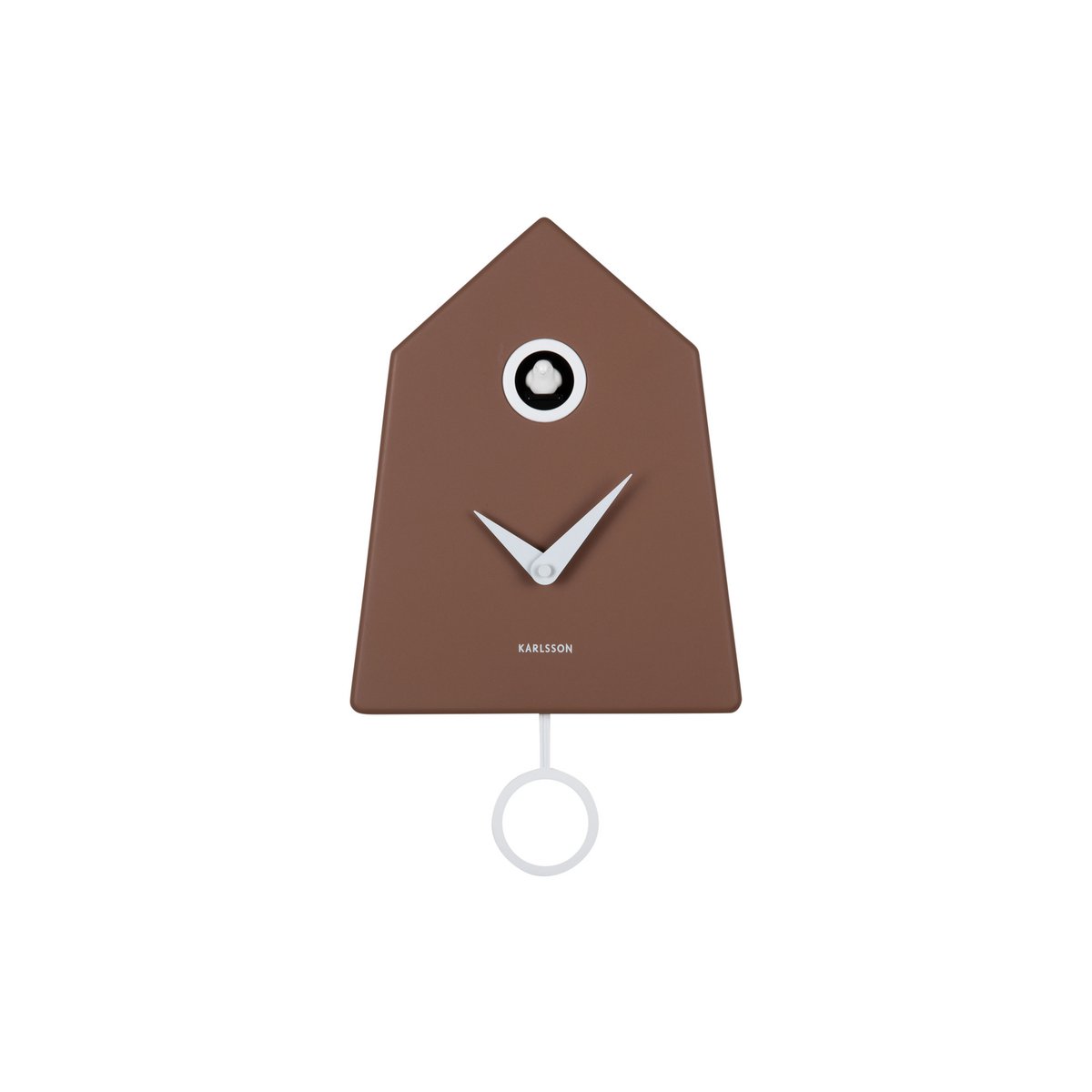 Wandklok Karlsson Grafico 36 cm bruin