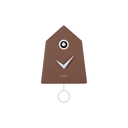 Wandklok Karlsson Grafico 36 cm bruin