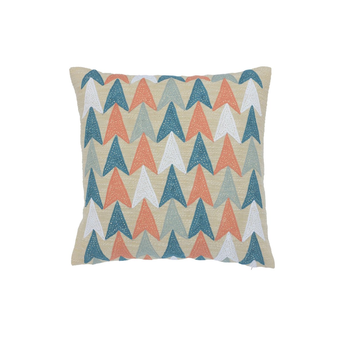 Kussenhoes 45x45 cm driehoekspatroon retro