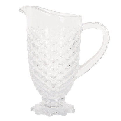 Schenkkan glas 20x13x24 cm transparant