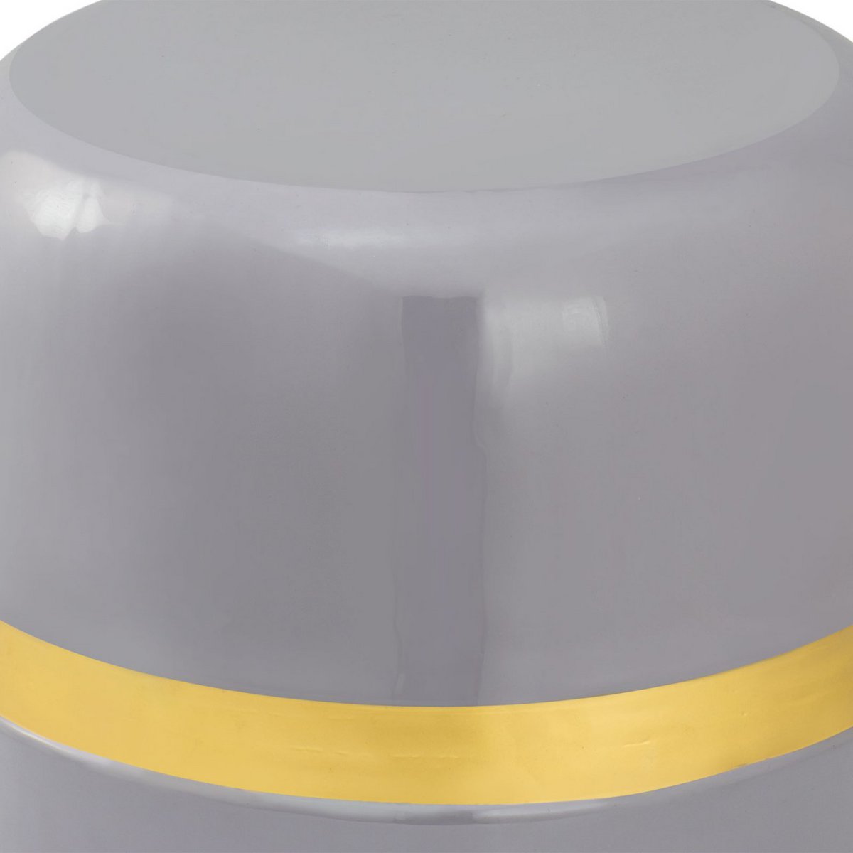 Bijzettafel rond Ø34x36 cm verguld metaal