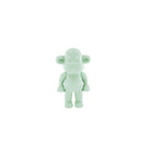 Ornament monkey figurine 11x7x19cm mintgreen polyresin