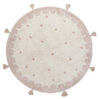 Kinderkleed rond 110 cm katoen stippen