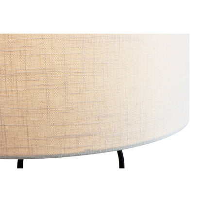 Vloerlamp drijfhout naturel/wit 155 cm met plantenmand