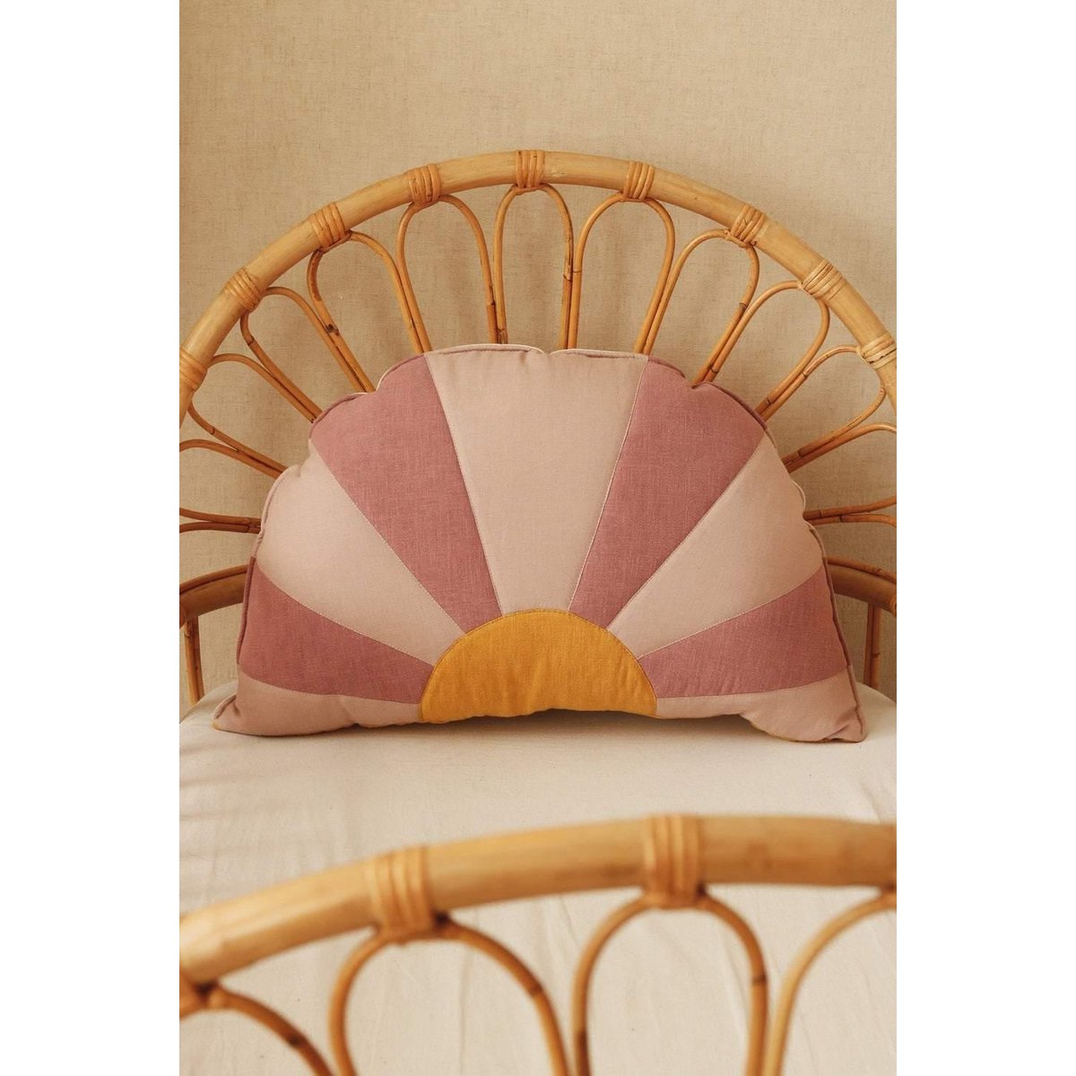 Zonnekussen 65x42 cm oranje roze