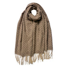 Scarf 65x180 cm beige