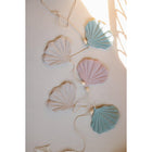 Velvet garland "Late Summer" with shells