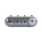 Alarm Clock Retro Tube Calendar Flip