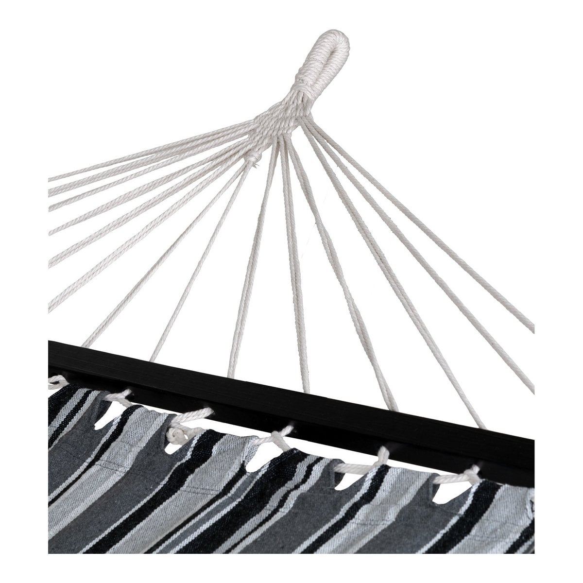 Lamia Hammock - Hammock, polyester/cotton, larch, black/grey/white