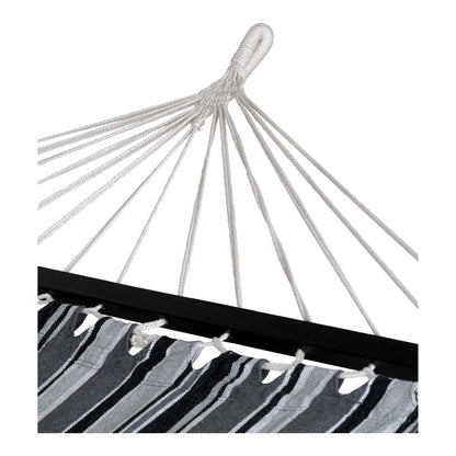 Lamia Hammock - Hammock, polyester/cotton, larch, black/grey/white