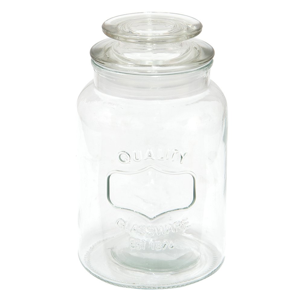 Storage Jar Ø 11x19 cm Glass Storage Container