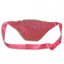 Heuptas roze glitter 23,5x11,3 cm