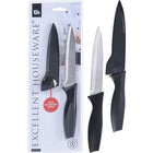 Excellent Houseware Kitchen Knife - Incl. Holder And Sharpener
