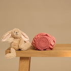 Kinder hoeslaken TENCEL twill blush 60x120 cm