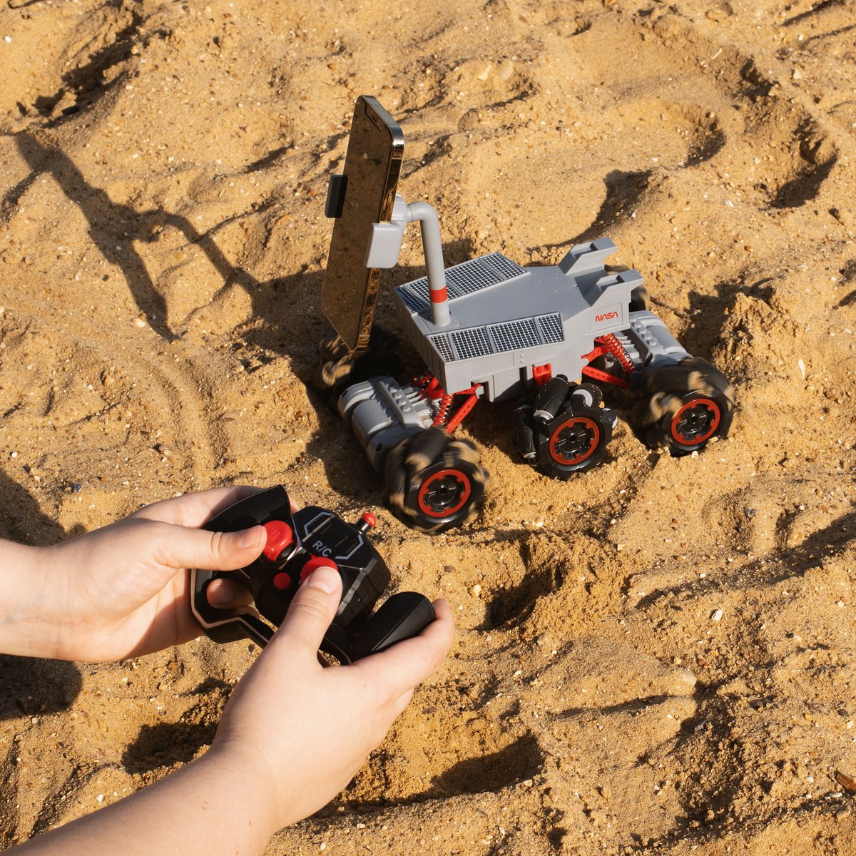 RC Mars Rover Opportunity rood PVC metaal
