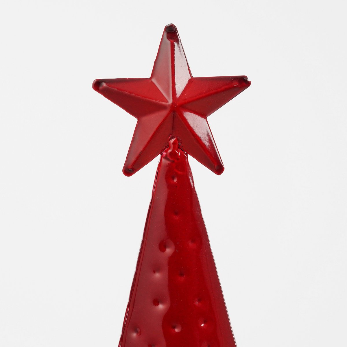 Kerstboom decoratief 90.5 cm rood ijzer