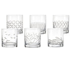 Whisky Glass Minsk Set of Six with Elegant Timeless Design