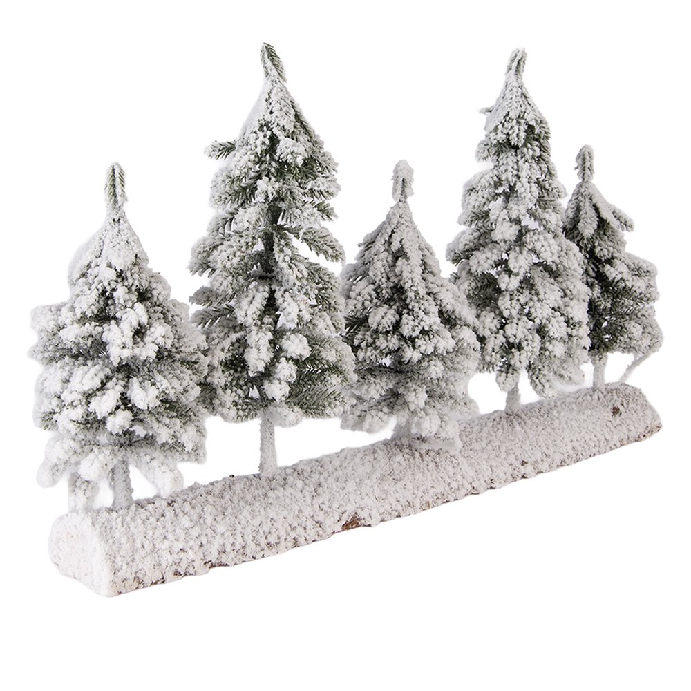 Mini Kunstkerstboom 40x8x25 cm Groen Hout