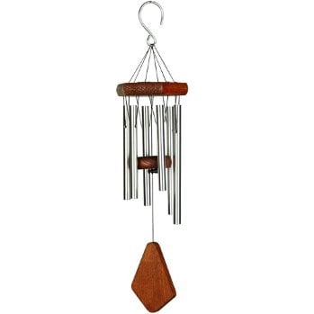Premiere Grande Tunes Wind Chime Natures Melody Silver 45 cm