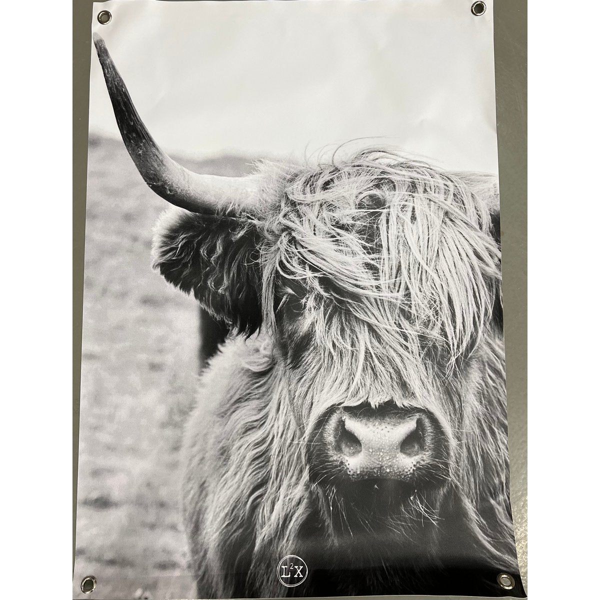 Tuinposter koe 30x42 cm
