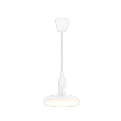 Hanglamp UFO 22 cm wit kunststof E27