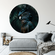 Muurcirkel L2X cockatoo Dibond/Forex Ø12-80 cm