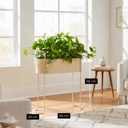 Bloempot binnen Moritz Beige