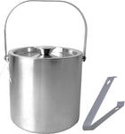 Ceruzo Ice Bucket Stainless Steel - 3 Liter - Extra Large - With Lid And Tongs