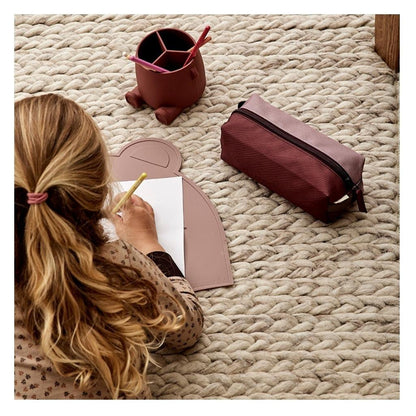 Etui 7,5x21x8,5 cm roségoud gerecycled polyester