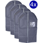 Kledinghoes 60x100 cm set van 4 grijs