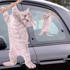 Ride with Hanging Cat - Window Sticker "Cat"